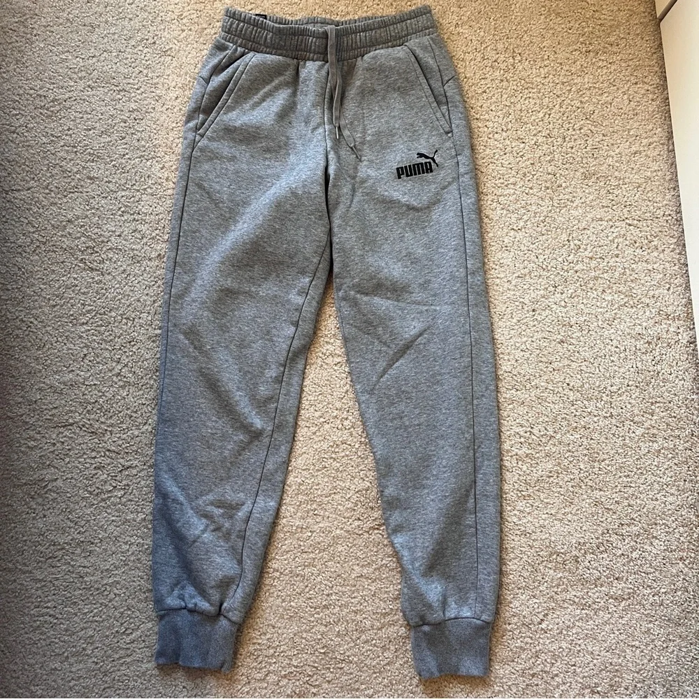 PUMA Gray Jogger Pants - Picture 1 of 5
